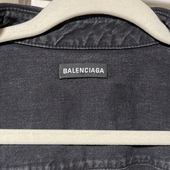 Balenciaga denim top. Button up. 100% authentic. Barney’s New York purchase - Picture 2 of 8